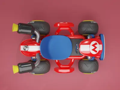 2025 Switch 2 Mario Kart World 3D model