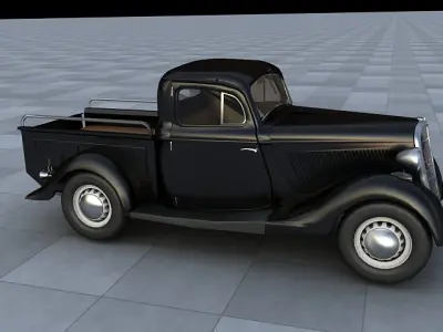 GAZ M415 Pickup 3D model