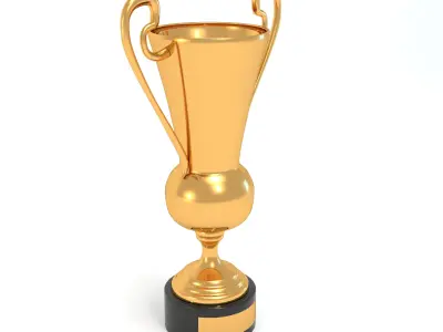 Golden Champion Cup Winner 2 3D model