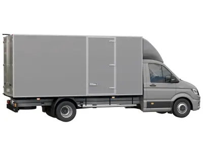 MAN TGE  isothermal van MAXI 3D model
