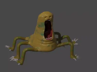 Monster animated 3D model