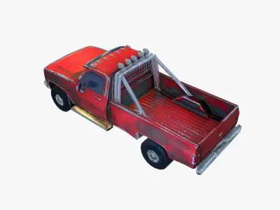 Old Car 3 Low-poly 3D model