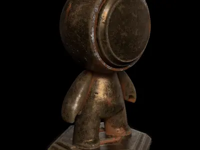 Smart Materials 01- Metal Damaged Materials for 3D Painter Texture