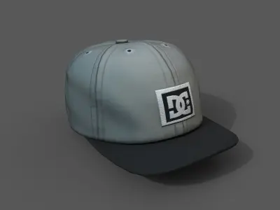 Cap human scifi Generic sport 3d model low poly  Low-poly 3D model