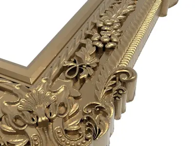 Carved Picture Frame 3D model