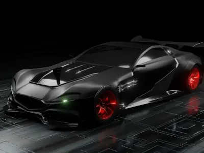 RX vision black edition 3D model