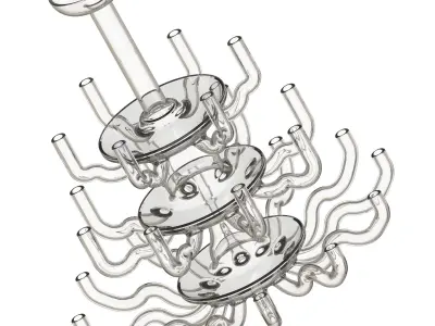 Premium Chandelier 3D print model