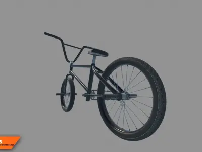 Vehicles - bicycles  scooters and skateboards 3D model