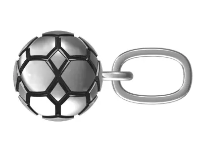 Football Pendant 3D print model