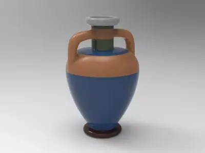 Lio Vase Low-poly 3D model