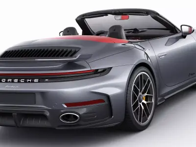 Porsche 911 Turbo S Cabriolet 2026 3D model
