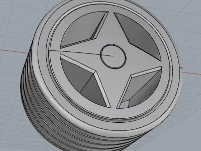 rc wheel3 3D print model