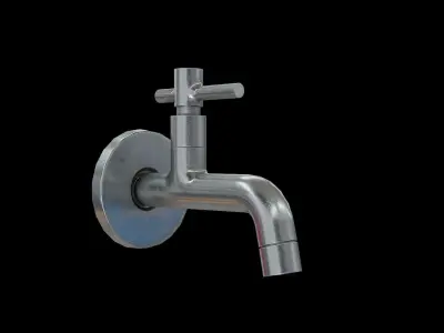 Tap Quick-Silver Low-poly 3D model