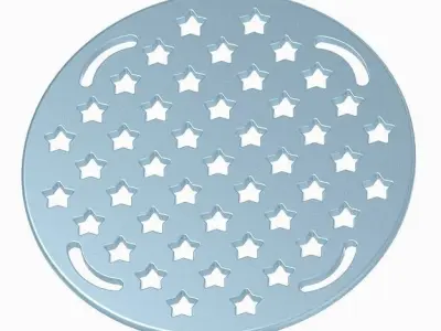 Classic Star Decor Wall Mount 3D print model