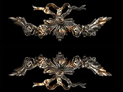 Classic carved 017 3D model