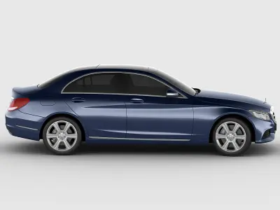Mercedes C Class 2014 exclusive 3D model