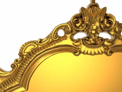 carved frame 3D model 53