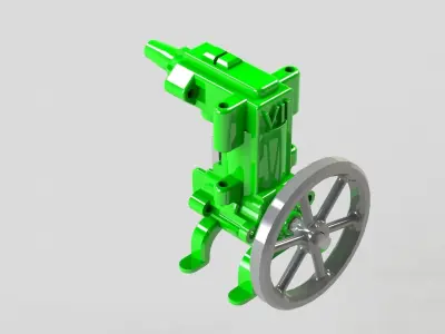 Compressed Air engine V2 WORKING Model 3D print model