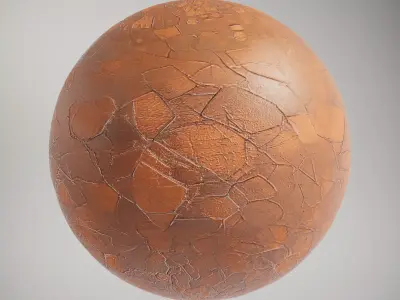 HQ PBR Textures Set Metallic Copper Mosaic Texture