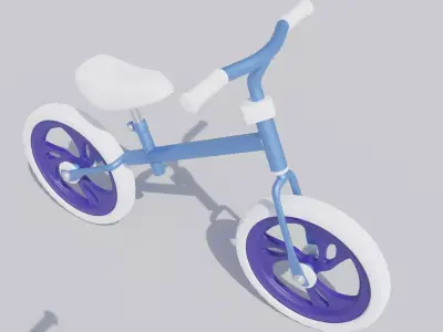bicycle for kids 3D model