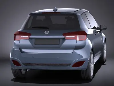 Generic Hatchback 2016 VRAY 3D model