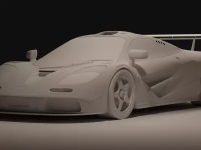 McLaren F1 LM 3D model