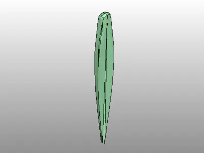Surfboard - Type 4 3D model