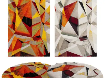 Rugs No 917 Low-poly 3D model