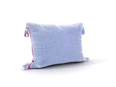 Royal Purple Cushion model pack Low-poly 3D model