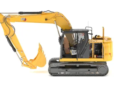 CAT 313GC Excavator 3D model