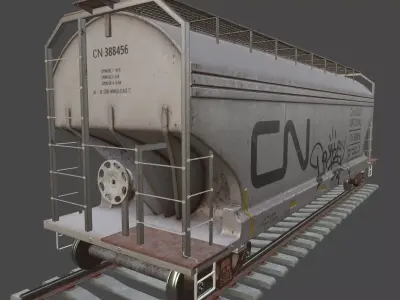Rail Car 3D model