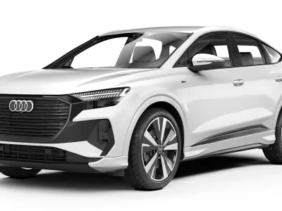 Audi Q4 Sportback e-tron 2022 3D model