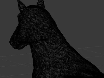 Horse Textured 3d Model 3D model