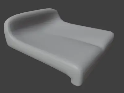 Stadium Seat 2 3D model