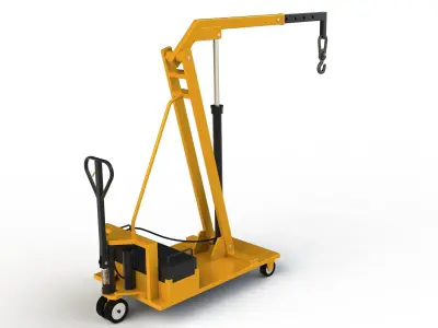 Hydraulic Crane 3D model