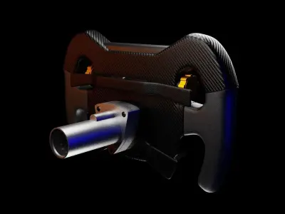 F1 Steering Wheel Concept 3D model