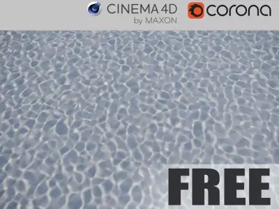 Water - Caustics - Corona Renderer Free 3D model