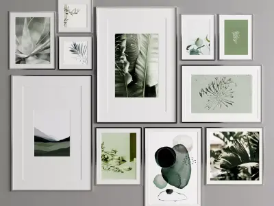 Art Frame 338 Low-poly 3D model