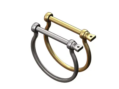 Screw cuff Sailing buckle bracelet 3D print model