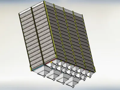 Square Silo 3D model