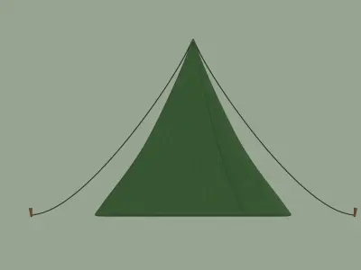 Camping Tent 3D model buy