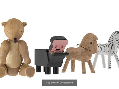Kay Bojesen BIG Collection 3D Model Pack