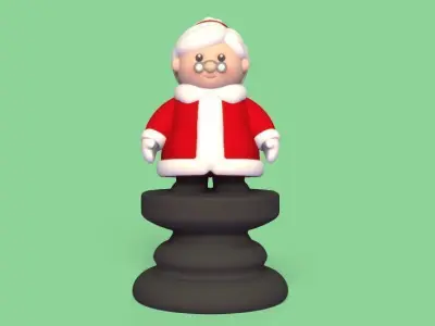 Christmas Chess 3D print model