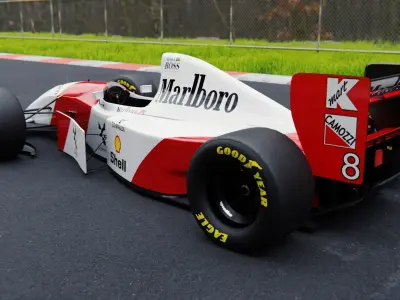 Mclaren MP4-8 3D model