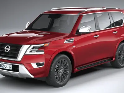 Nissan Armada 2021 3D model