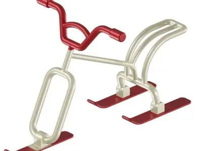 Kids Skating Bike 3D model