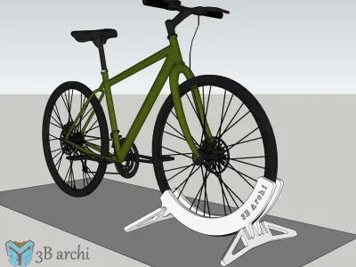 Bike stand 3D model