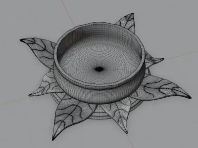 Vessel Candle Holder 3D model