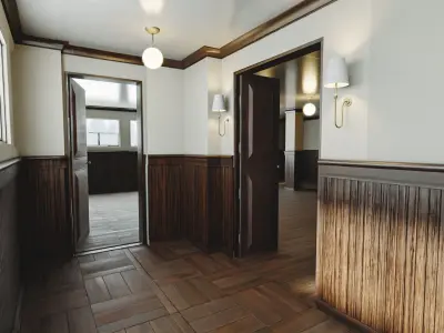 Modular Interior Pack Low-poly 3D model