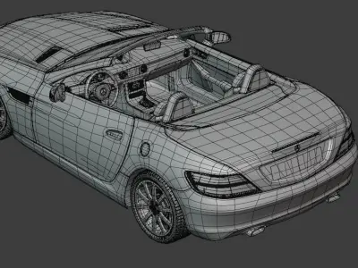 Mercedes SLK 350 3D model